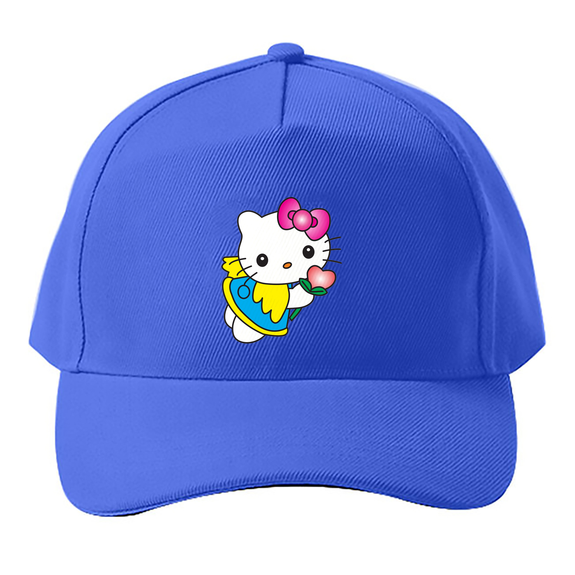 （画像用） Hello Kitty ハローキティ ベースボールキャップ 綿100％ 男女兼用 帽子 スポーツ
